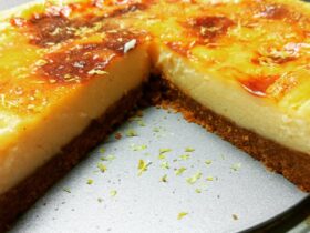 Γαλατόπιτα με Μπισκοτένια Βάση