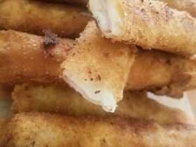 Φλογέρες Ζαμπόν - Τυρί