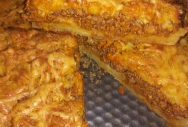 Κιμαδόπιτα με Πουρέ Πατάτας