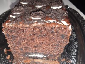 Κέικ με Μπισκότα Double Oreo