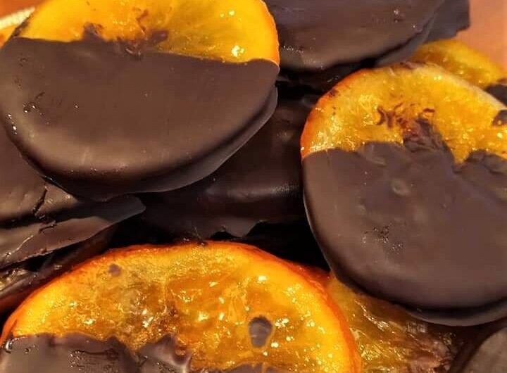 Πορτοκάλι Γλασέ με Σοκολάτα
