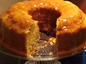 Κέικ Πορτοκάλι - Σάλτσα Πορτοκάλι