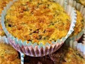 Muffins με Σπανάκι
