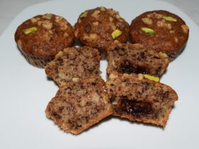 Muffins με Μπανάνες