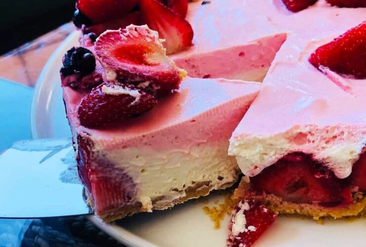 Cheesecake Φράουλας