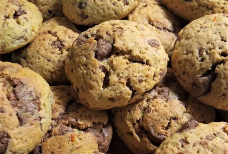 Cookies με Κομμάτια Σοκολάτας