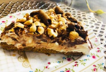 Cheesecake με Πραλίνα Φουντουκιού