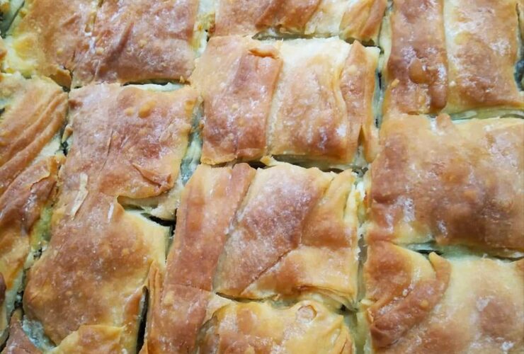 Πρασοκιμαδόπιτα